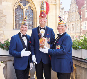 Die Prinzengarde der Stadt Münster läutet neue Session mit dem designierten Prinz Ingo I. ein