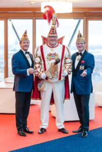 Die Prinzengarde der Stadt Münster läutet neue Session mit Prinz Bernard I. ein